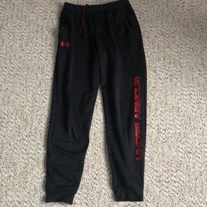 Youth large under armor sweat pants